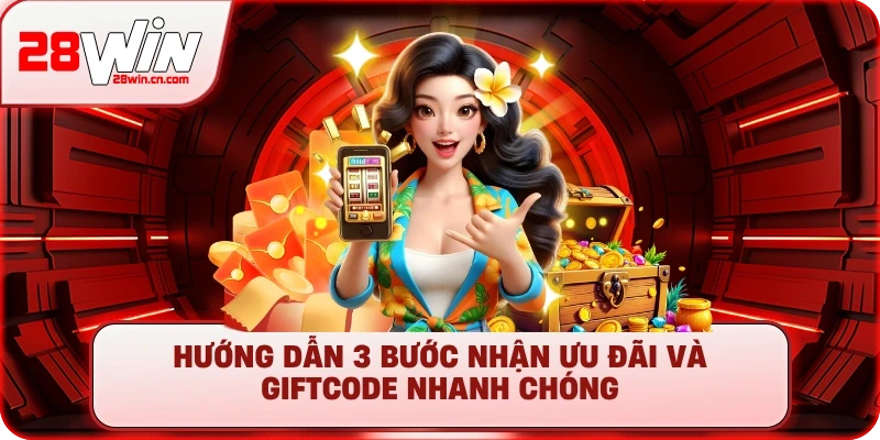 Hướng dẫn 3 bước nhận ưu đãi và giftcode nhanh chóng